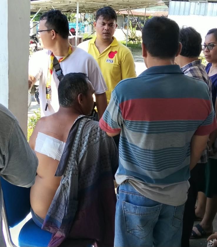 Berdarah Lagi..!! Pembacokan di Jalan Alternatif Tiga Juhar Deli Serdang, 4 Orang Luka..!!