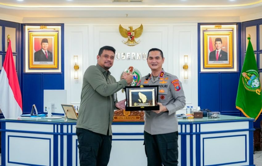 Kapolda Sumut Gandeng PJU Silaturahmi ke Gubernur Bobby Nasution..!!