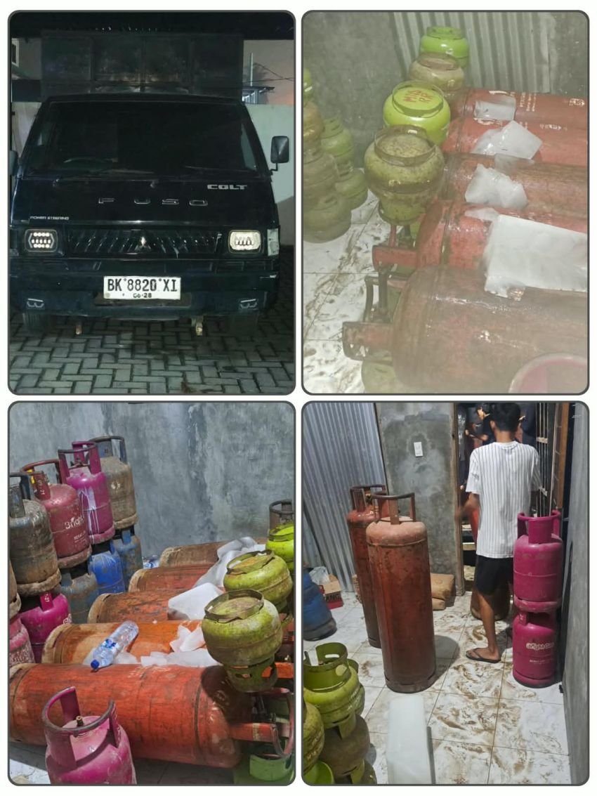Bandel..!! Sempat Digerebek Kodaeral I Belawan, Gudang Gas Terduga Oplosan di Percut Sei Tuan Beroperasi Kembali..!!