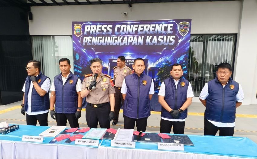Mantap Pak Poll..!! Apartemen Grand Jati Digerebek, Ditressiber Polda Sumut Amankan 5 Pelaku Judol..!!