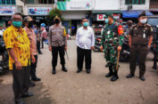 Jangan Lupa Ya Kdkd..!! Pake Masker, Jaga Jarak, Cuci Tangan..!! Bupati Karo Sidak ke Pusat Pasar Kabanjahe..!!