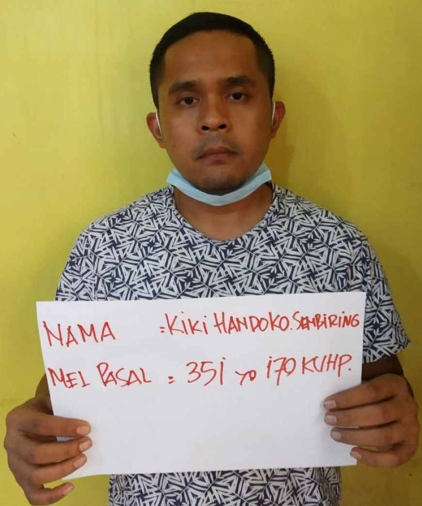 Bakk..Bukkk..!! Brimob Medan “Digimbali”, Oknum Anggota DPRD Sumut Ditangkap Polisi..!!