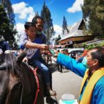 Duhh..!! Gawat Pall..!! Pasar Buah Berastagi “Dibanjiri” Pengunjung, Banyak tak Pakai Masker