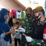 Mantul Abis Coyy..!! Yon Armed 2/105 KS “Buru” Warga tak Pakai Masker di Tiga Kecamatan..!!