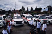 Luar Biasaa..!! Dalam Dua Tahun Pemkab Karo Terima 23 Mobil Ambulance dari Kemenkes..!!