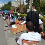 Duhh..!! Dilarang Masuk Gereja..!! Jemaat GBKP Kemenangan Tani Terpaksa Kebaktian di Tepi Jalan..!!