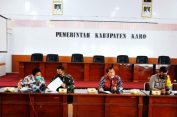 Pemkab Karo Gelar Rakor Covid-19..!! Kapolres: Pelanggar Prokes akan Dipidana Penjara..!!