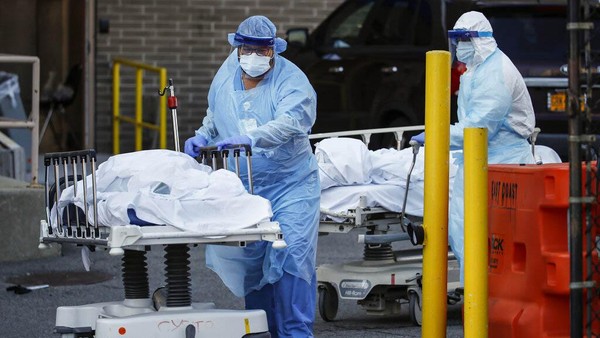 Hiii…Ngerii..!! Tiap 33 Detik Satu Orang Tewas Akibat Corona di Amerika Serikat..!!