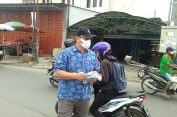 Sambut Imlek..!! Ketua Yaspen Singosari Deli Tua Bagi-bagi Masker..!!