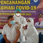 Divaksinasi Tahap Kedua..!! Bupati Karo: Gak Ada Masalah, Hanya Ngantuk Aja..!!