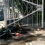 Duarr..!! Bom Bunuh Diri Berdaya Ledak Tinggi Hantam Gereja Katedral Makassar..!!
