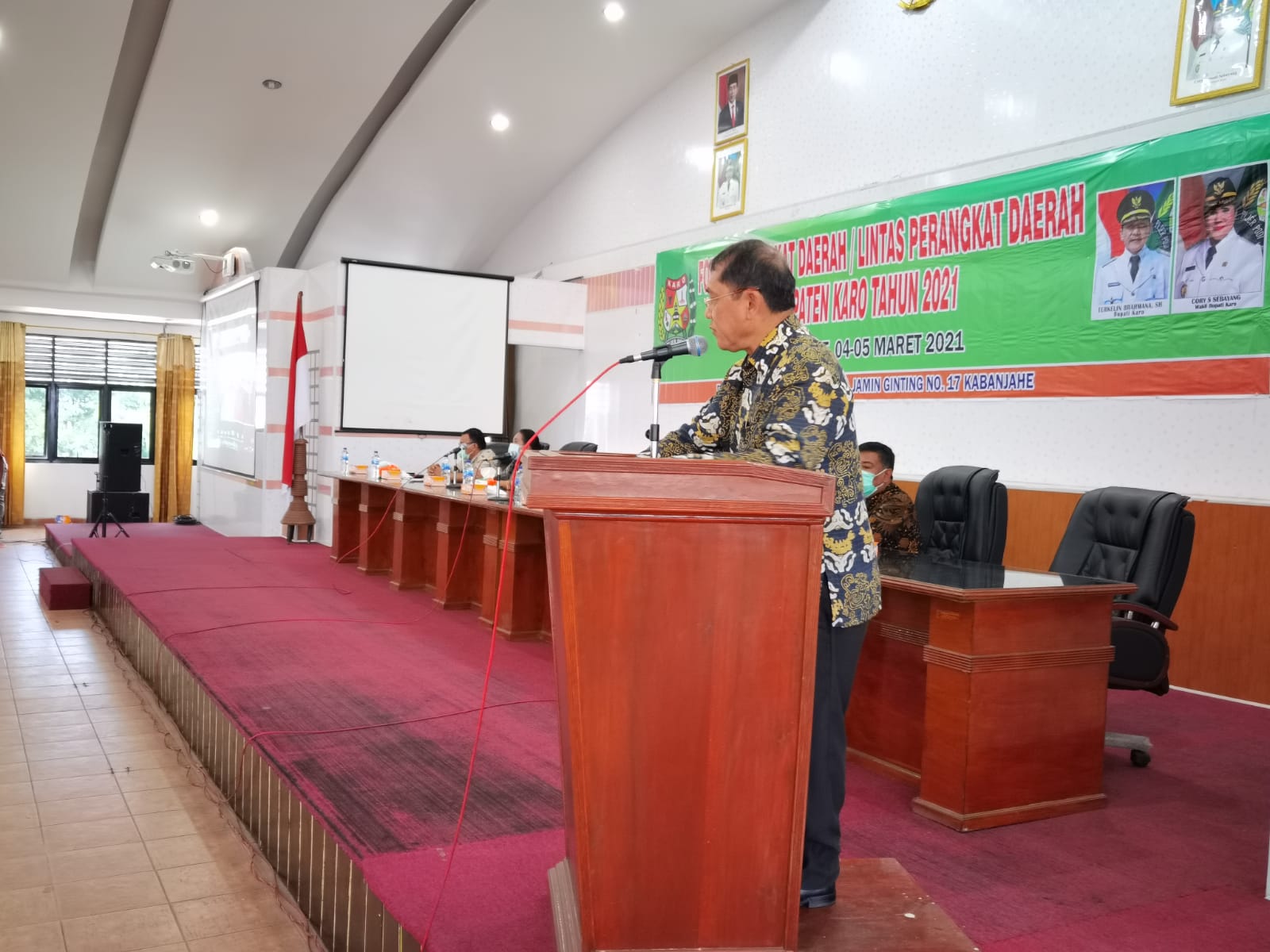 Acara Forum Perangkat Daerah 2021 Dibuka..!! Bupati Karo: Tanpa Data yang Valid Pembangunan Sulit..!!