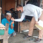 Bantu Sembako Warga Cacat..!!Kapolres Labuhanbatu AKBP Deni Kurniawan, SIK, MH: Dibenci Penjahat, Dicintai Masyarakat..!!