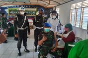 Bupati Karo Apresiasi Vaksinasi Personil TNI Kodim 0205/TK..!!