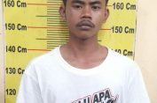 Bawa Sabu Satu Paket..!! Pemuda Berbaju “Malu Apa Bosku” Diciduk Polsek Deli Tua..!!