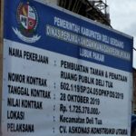 Isunya tak Tercantum di APBD..!! Sumber Dana Pembangunan Taman Kota dan Kantor Camat Deli Tua “Misterius”..??