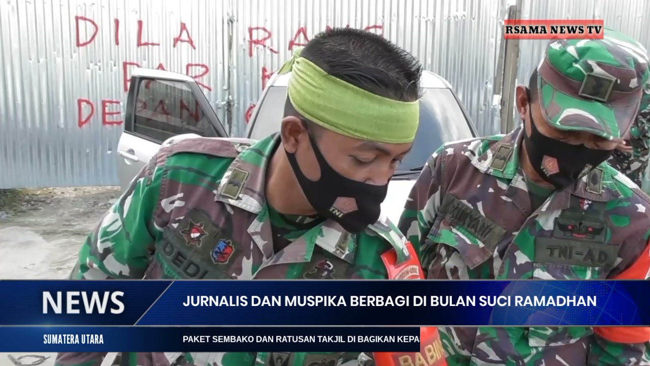 Kolaborasi dengan Muspika Deli Tua..!! Wartawan Bagikan Takjil dan Sembako ke Warga Kurang Mampu..!!