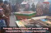 Ormas di Karo Unjuk Gigi…!! Mesin Judi Hancur Dimartili..!!