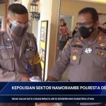 KAPOLSEK NAMORAMBE “GENTAYANGAN” TEGAKKAN PROKES DI TEMPAT WISATA..!!
