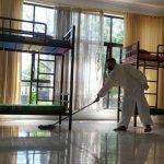 Menebar Kasih di Asrama Haji..!! Pemuda Gereja Katolik Bersihkan Ruang Isolasi Covid-19..!!