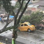 Hujan Badai Ngamuk di Medan..!! Pohon Tumbang Timpa Angkot, Dua Cewek Tewas..!!