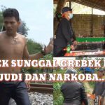 LAPAK JUDI DAN NARKOBA ORANG PINGGIRAN DIGEREBEK POLSEK SUNGGAL..!!