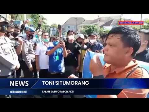 MAPOLRESTA SIANTAR “DISERBU” PULUHAN WARTAWAN: TANGKAP PEMBUNUH MARSAL HARAHAP..!!