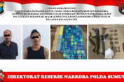 Kek Gini Baru Paten Lae Kuu..!! Polda Sumut Tangkap Kurir 89 Kg Sabu..!! Dua Senpi Laras Panjang Disita..!!