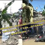 WOII…PEMKAB DELI SERDANG..!! JALAN RUSAK KOK “DIPELIHARA”..!! YAA….DITANAMI WARGALAH..!!