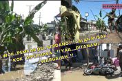 WOII…PEMKAB DELI SERDANG..!! JALAN RUSAK KOK “DIPELIHARA”..!! YAA….DITANAMI WARGALAH..!!