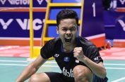 Hajar Trus Pall..!! Tumbangkan Pemain Jepang, Ginting Melenggang ke Perempatfinal Olimpiade Tokyo..!!