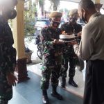 Warga Heboh..!! Anggota Yon Armed 2/105 KS Datangi Mapolsek Sibiru-biru: Selamat Ulang Tahun Saudaraku..!!