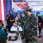 Panglima TNI di Medan: Terima Kasih Pedagang Pasar Induk Lau Cih yang Ikut Vaksinasi..!!