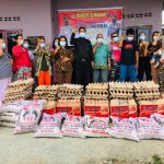 Mantull..!! Satres Narkoba Polres Labuhanbatu Salurkan Bantuan Sembako kepada Jemaat Gereja..!!