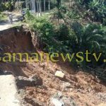 Jalan Sibiru-biru-STM Hilir Amblas Dihantam Hujan..!! Anggota DPRD Thomas Darwin Sembiring Desak Pemkab Deli Serdang Gercep..!!