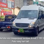 ROMBONGAN KASAD BELAH JALAN DELITUA KUNJUNGI YONARMED 2/105 KILAP SUMAGAN
