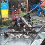 Mencekam..!! Hujan Es dan Angin Kencang “Ngamuk” di Deli Tua-Patumbak..!! Warga Tewas Ditimpa Tiang Listrik..!!