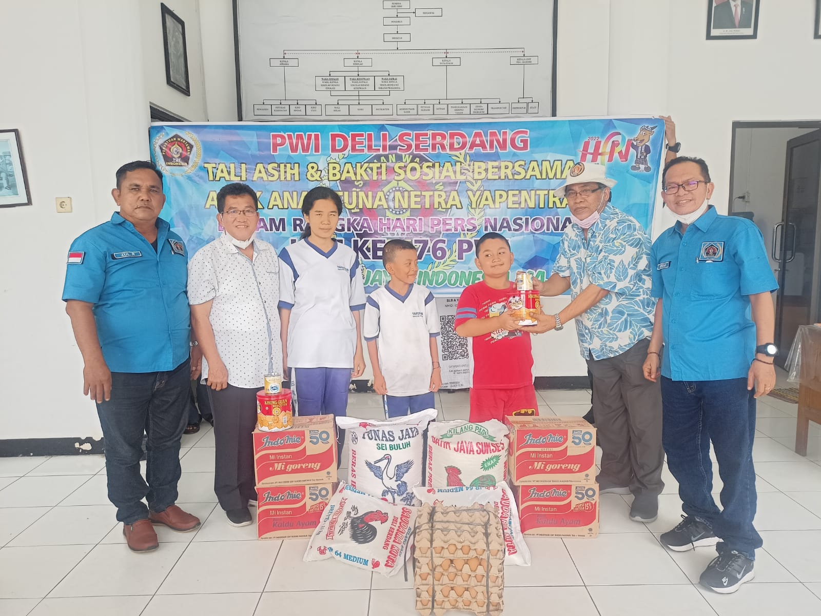 Peringatan HPN..!! PWI Deli Serdang Beri Bantuan Anak Yatim, Janda Wartawan dan Tuna Netra..!!