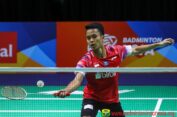 Jangan Kasi Kendor Tingg..!! Wakil Jepang Dibuat Jatuh Bangun, Anthony Sinisuka Ginting ke Perempat Final BAC..!!