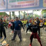Heboh..!! Camat Deli Tua dan Emak-emak “Bergoyang” Ria..!!