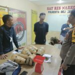 Bawa 8 Bungkus Ganja..!! Warga Aceh “Lengket” di Polresta Deli Serdang..!!