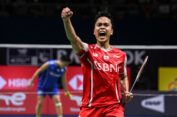 Selamat Ya Tingg..!! Jagoan Jepang Dibuat Pontang Panting, Ginting Juara Singapore Open 2022..!!