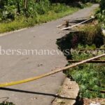 Kek Mananya Ini Pak Bupati Deli Serdang, Jalan Amblas Kok “Dipelihara”..?? Jalan Desa Penungkiren Menanti Korban..!!