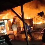 Warga Marindal Panik..!! Dijilat Si Lidah Merah, Empat Rumah Rata Tanah..!!