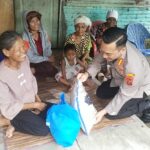 Mirip Jokowi..!! Salurkan Bantuan, Kapolresta DS Kombes Irsan Sinuhaji tak Sungkan Bersimpuh di Hadapan Rakyat..!!