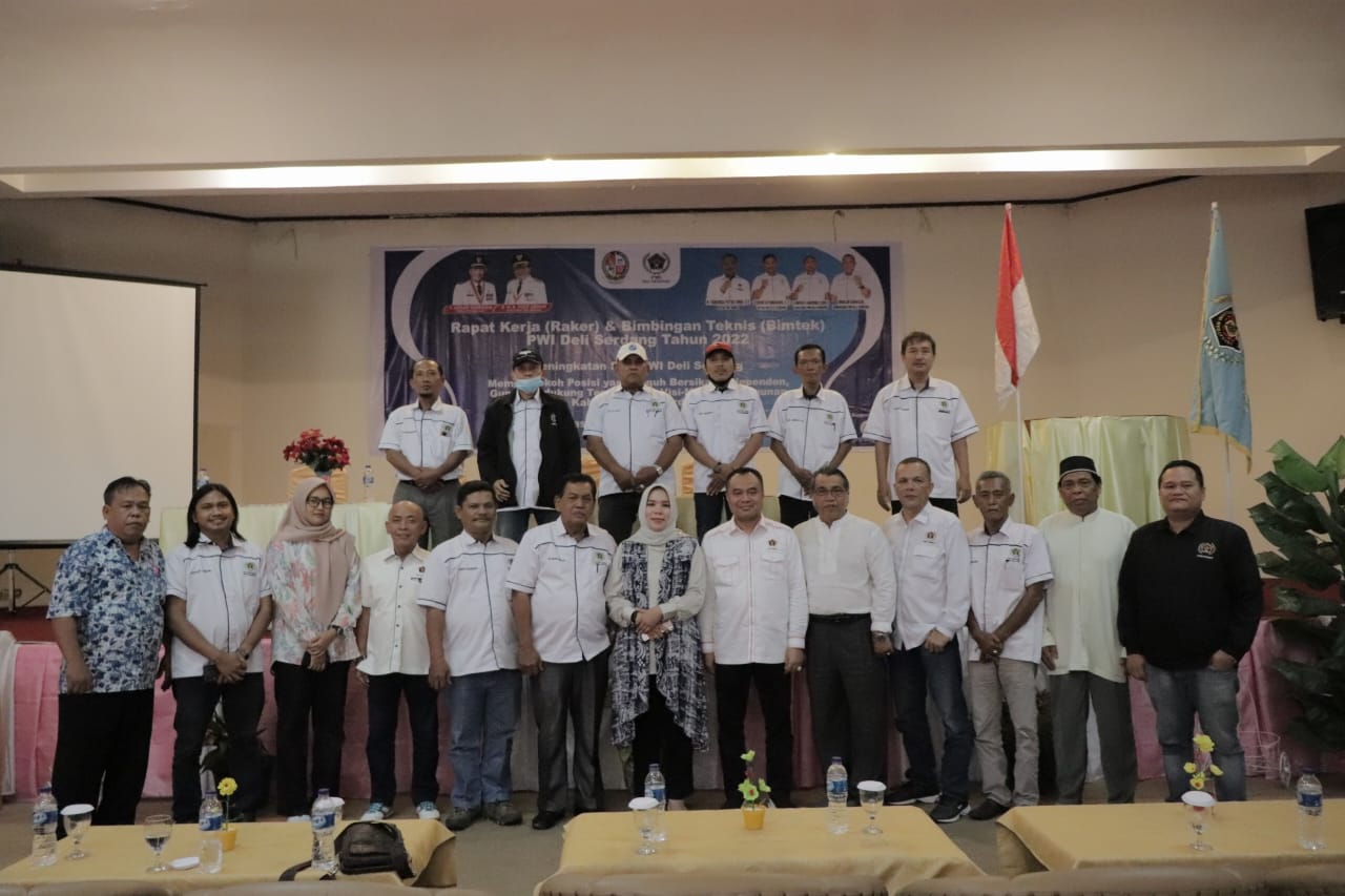 Ketua PWI Sumut Takjub: Baru PWI DS Gelar Rakerda, Terima Kasih Bupati Deli Serdang..!!