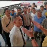 Seru Kali Bahh..!! Gubernur Sumut “Perang Mulut” dengan Pendukung Bupati Palas di Medan..!!