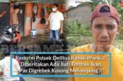 RESKRIM POLSEK DELI TUA KENA PRANK..!! DIINFOKAN ADA JUDI TEMBAK IKAN, PAS DIGEREBEK KOSONG..!!