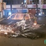 Mencekam..!! Puluhan OTK Serang Rumah Kapolda, Pos Polisi Dirusak, Kendaraan Dinas Dibakar..!!