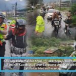 Kapoldasu Turun Langsung Urai Kemacetan Lalu Lintas Medan Berastagi, Warga : Terima Kasih Jenderal..!!
